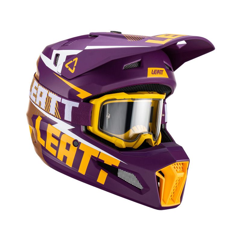 KASK Z GOGLAMI LEATT KIT MOTO 3.5 V23 INDIGO (53-54CM) 