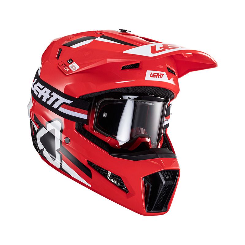 KASK Z GOGLAMI LEATT KIT MOTO 3.5 V24 RED (55-56CM) KASK Z GOGLAMI LEATT KIT MOTO 3.5 V24 RED (55-56CM)
