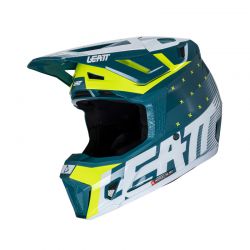 KASK Z GOGLAMI LEATT KIT MOTO 7.5 V24 ACID FUEL (57-58CM) 