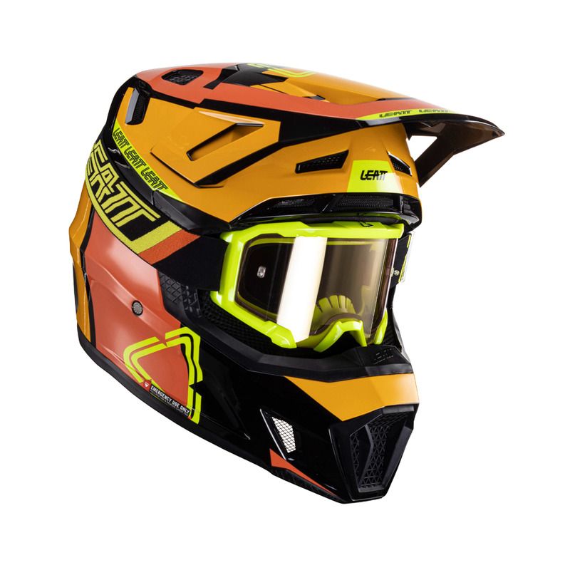 KASK Z GOGLAMI LEATT KIT MOTO 7.5 V24 CITRUS (55-56CM) KASK Z GOGLAMI LEATT KIT MOTO 7.5 V24 CITRUS (55-56CM)