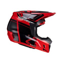 KASK Z GOGLAMI LEATT KIT MOTO 7.5 V24 RED (55-56CM) 