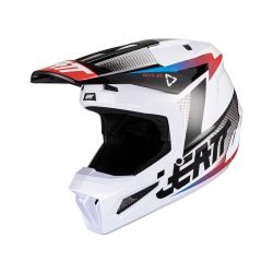 KASK LEATT MOTO 2.5 V24 BALCK/WHITE (55-56CM) 
