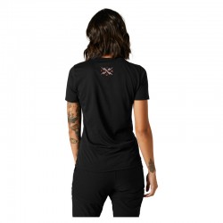 T-SHIRT FOX LADY CALIBRATED TECH BLACK  ENDURO CROSS