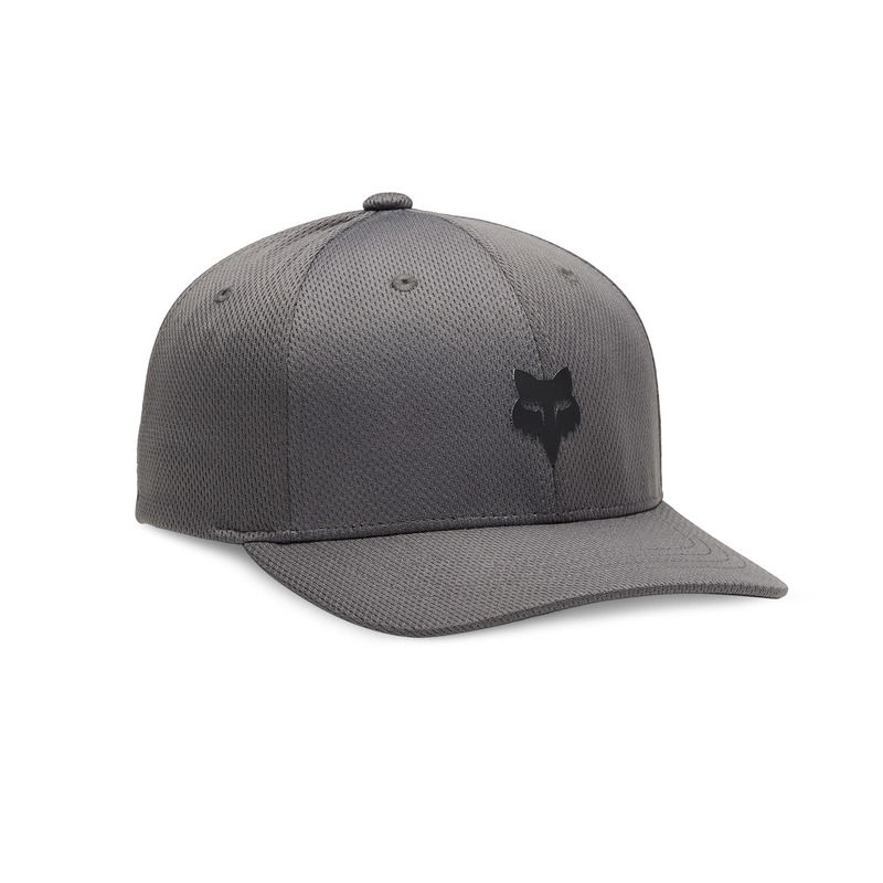 CZAPKA Z DASZKIEM FOX JUNIOR LITHOTYPE 110 SB STEEL GREY Y ENDURO CROSS