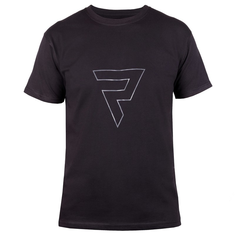 T-SHIRT REBELHORN CASUAL BLACK/GREY 