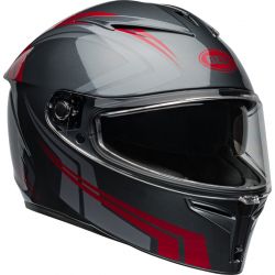 KASK BELL LITHIUM ECE6 JETSTREAM GRAY/CANDY RED 
