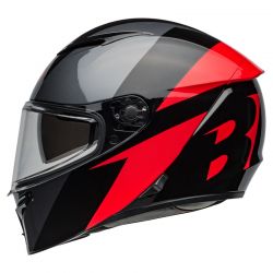 KASK BELL LITHIUM ECE6 SHEAR METALLIC GREY/RED 