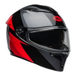KASK BELL LITHIUM ECE6 SHEAR METALLIC GREY/RED 