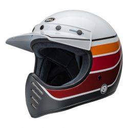 KASK BELL MOTO-3 ECE6 RSD SDL BLACK SATIN/GLOSS WHITE/BLACK 