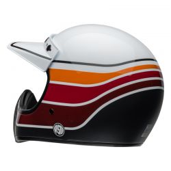 KASK BELL MOTO-3 ECE6 RSD SDL BLACK SATIN/GLOSS WHITE/BLACK 