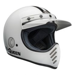 KASK BELL MOTO-3 ECE6 SMQ AGS WHITE/BLACK 