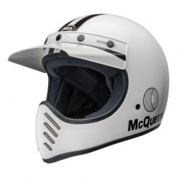 KASK BELL MOTO-3 ECE6 SMQ AGS WHITE/BLACK 