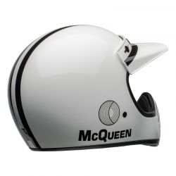 KASK BELL MOTO-3 ECE6 SMQ AGS WHITE/BLACK 