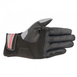 RĘKAWICE ALPINESTARS CHROME ASH GREY BLACK/BRIGHT RED 