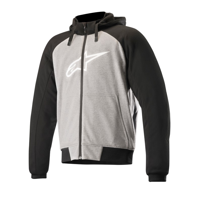 BLUZA MOTOCYKLOWA ALPINESTARS CHROME SPORT MELANGE GREY BLACK 