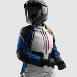 KURTKA TEKSTYLNA REBELHORN HARDY 3.0 LADY BLUE/GREY/RED 5XL