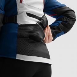 KURTKA TEKSTYLNA REBELHORN HARDY 3.0 LADY BLUE/GREY/RED 5XL