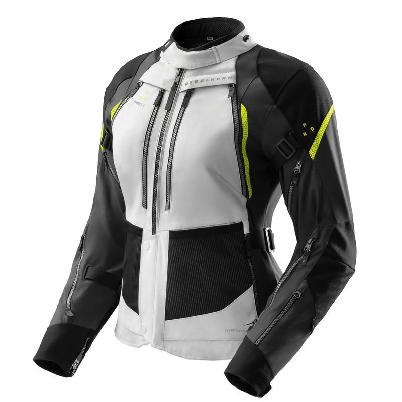 KURTKA TEKSTYLNA REBELHORN HARDY 3.0 LADY BLACK/GREY/FLUO YELLOW 5XL KURTKA TEKSTYLNA REBELHORN HARDY 3.0 LADY BLACK/GREY/FLUO YELLOW 5XL