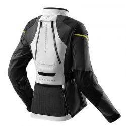 KURTKA TEKSTYLNA REBELHORN HARDY 3.0 LADY BLACK/GREY/FLUO YELLOW 5XL