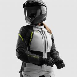 KURTKA TEKSTYLNA REBELHORN HARDY 3.0 LADY BLACK/GREY/FLUO YELLOW 5XL