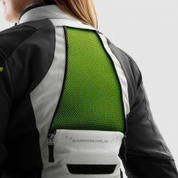 KURTKA TEKSTYLNA REBELHORN HARDY 3.0 LADY BLACK/GREY/FLUO YELLOW 5XL