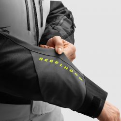 KURTKA TEKSTYLNA REBELHORN HARDY 3.0 LADY BLACK/GREY/FLUO YELLOW 5XL