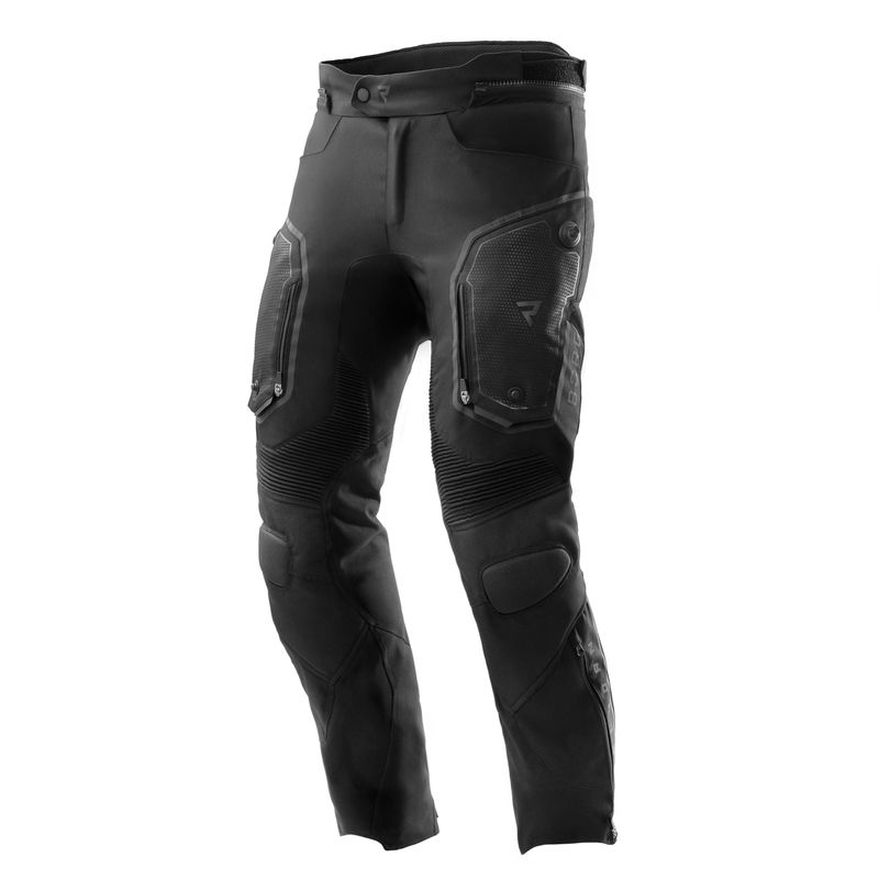 SPODNIE TEKSTYLNE REBELHORN BORG II BLACK (KRÓTKA NOGAWKA) S