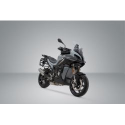 ZESTAW KUFRÓW BOCZNYCH DUSC I STELAŻY SW-MOTECH BMW S 1000 XR (19-) BLACK 2X41L