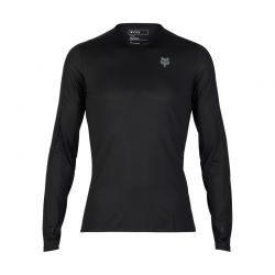 KOSZULKA ROWEROWA Z DŁUGIM RĘKAWEM FOX ASCENT BLACK  ENDURO CROSS