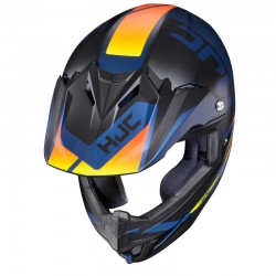 KASK HJC JUNIOR CL-XY II CREED BLUE/ORANGE S