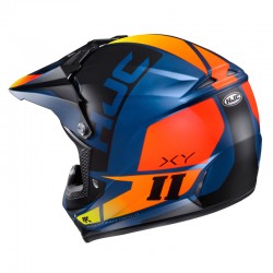 KASK HJC JUNIOR CL-XY II CREED BLUE/ORANGE S