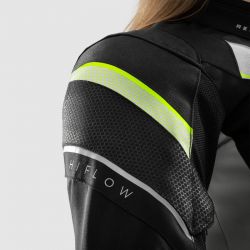 KURTKA TEKSTYLNA REBELHORN HIFLOW V LADY BLACK/GREY/FLUO YELLOW XS