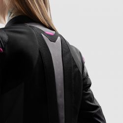 KURTKA TEKSTYLNA REBELHORN HIFLOW V LADY BLACK/GREY/FLUO PINK XS