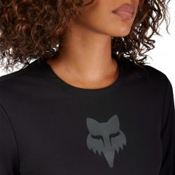 KOSZULKA ROWEROWA Z DŁUGIM RĘKAWEM FOX LADY RANGER HEAD BLACK  ENDURO CROSS