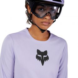 KOSZULKA ROWEROWA Z DŁUGIM RĘKAWEM FOX LADY RANGER HEAD LILAC  ENDURO CROSS