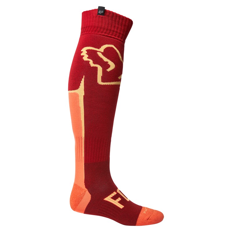 SKARPETY FOX CNTRO COOLMAX THIN FLAME RED  ENDURO CROSS