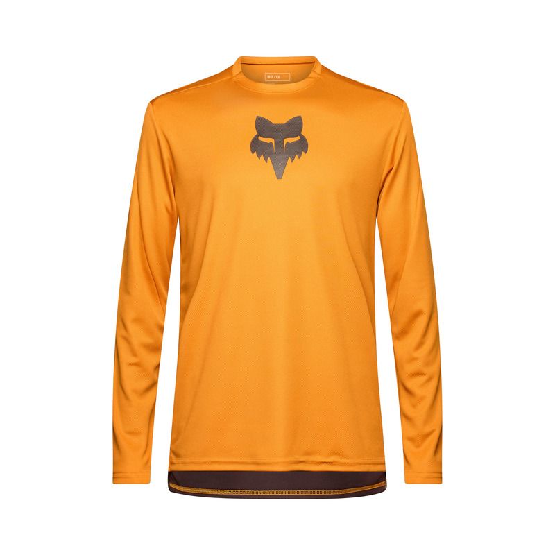KOSZULKA ROWEROWA Z DŁUGIM RĘKAWEM FOX RANGER HEAD CARAMEL ENDURO CROSS KOSZULKA ROWEROWA Z DŁUGIM RĘKAWEM FOX RANGER HEAD CARAMEL ENDURO CROSS