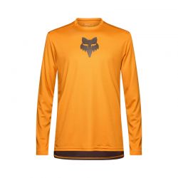 KOSZULKA ROWEROWA Z DŁUGIM RĘKAWEM FOX RANGER HEAD CARAMEL  ENDURO CROSS
