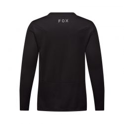 KOSZULKA ROWEROWA Z DŁUGIM RĘKAWEM FOX JUNIOR RANGER HEAD BLACK  ENDURO CROSS
