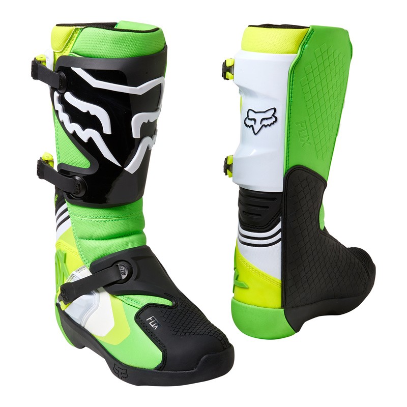 BUTY FOX COMP GREEN/YELLOW 10 ENDURO CROSS