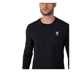 KOSZULKA ROWEROWA Z DŁUGIM RĘKAWEM FOX FOX DEFEND THERMAL BLACK  ENDURO CROSS