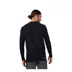 KOSZULKA ROWEROWA Z DŁUGIM RĘKAWEM FOX FOX DEFEND THERMAL BLACK  ENDURO CROSS