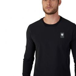 KOSZULKA ROWEROWA Z DŁUGIM RĘKAWEM FOX FOX DEFEND THERMAL BLACK  ENDURO CROSS