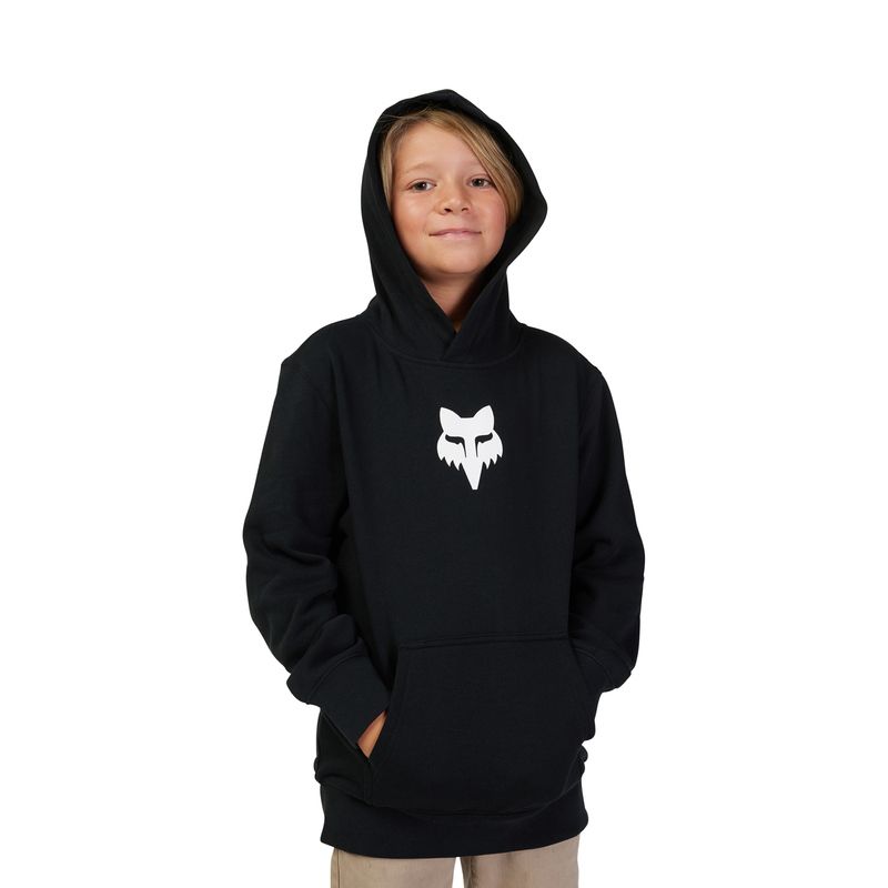 BLUZA Z KAPTUREM FOX JUNIOR LEGACY BLACK  ENDURO CROSS