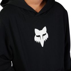 BLUZA Z KAPTUREM FOX JUNIOR LEGACY BLACK  ENDURO CROSS
