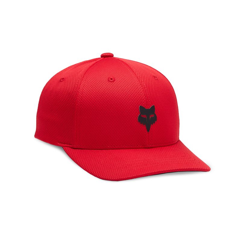 CZAPKA Z DASZKIEM FOX JUNIOR LITHOTYPE 110 SB FLAME RED  ENDURO CROSS