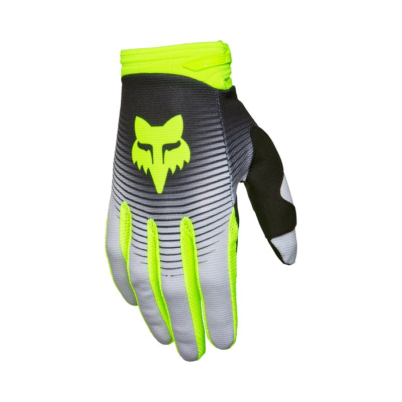 RĘKAWICE FOX 180 COLLECT GREY/YELLOW  ENDURO CROSS