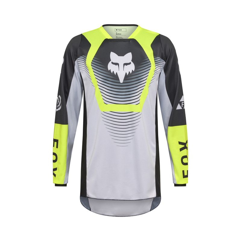 BLUZA FOX 180 COLLECT GREY/YELLOW  ENDURO CROSS