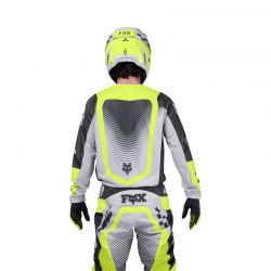 BLUZA FOX 180 COLLECT GREY/YELLOW  ENDURO CROSS