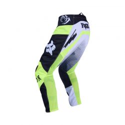 SPODNIE FOX 180 COLLECT GREY/YELLOW  ENDURO CROSS